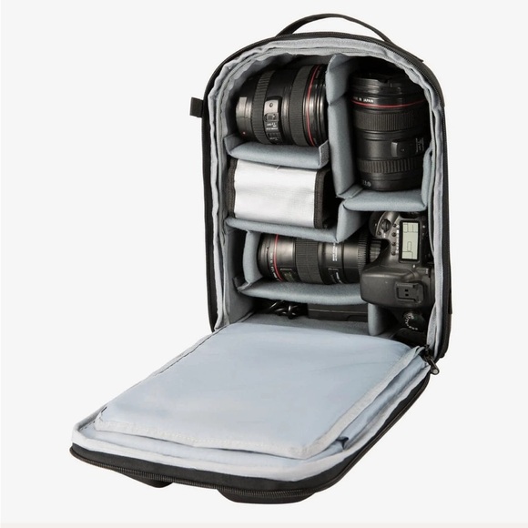 Bagsmart Camera Laptop Bag Backpack Travel Media Photography Pink Small - Picture 10 of 15